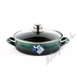 Kép 1/3 - Bonyhádi teflonos platinum serpenyő + üvegfedő 24cm 2.5liter