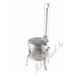 Kép 1/6 - 39cm Rozsdamentes bográcsház + Grillrács 40 cm (8 részes)