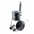 Kép 1/6 - 39cm Hosszú lábú bográcsház + Zománcozott szeletsütő 42cm 9részes