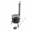 Kép 1/5 - 42cm Bográcsház + 45cm öntöttvas hússütő lap  8részes