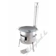 Kép 1/5 - 42cm Rozsdamentes bográcsház + hússütő tárcsa 50 cm 8részes