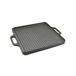 Kép 1/2 - Kétoldalú öntöttvas grill lap 50cmx42cm