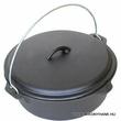Öntöttvas bogrács-lábas+fedő 5.5 liter Öntöttvas bogrács-lábas+fedő 5.5 liter