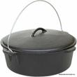 Öntöttvas bogrács-lábas+fedő 5.5 liter Öntöttvas bogrács-lábas+fedő 5.5 liter