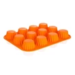 Kép 1/2 - Szilikon kosárka-muffin-forma 12 részes