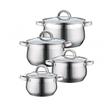 Bachmayer Zurich üvegfedős edénykészlet 2.1 - 2.9 - 3.9 - 5.1liter Bachmayer Zurich üvegfedős edénykészlet 2.1 - 2.9 - 3.9 - 5.1liter