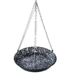 Kép 2/8 - Fekete tűzteres állvány + láncos zománcozott szeletsütő 42cm