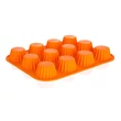 Kép 2/2 - Szilikon kosárka-muffin-forma 12 részes