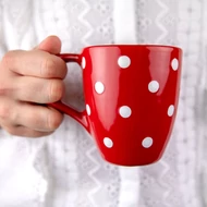 Pöttyös bögrék - kiöntők 