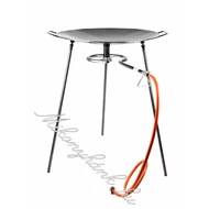 Hússütés állványon