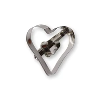 Szív betétes linzerkiszúró 8.5cm