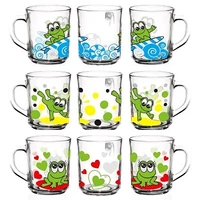 Békás üvegbögre 220 ml 3 darab