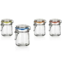 LINA csatos üveg tároló szett 150 ml (6db)
