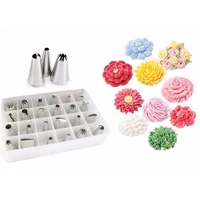 Tortadíszítőfej  készlet 24 darab