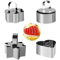 Ételformázó 4+4 db (kör,virág,szív,csillag)