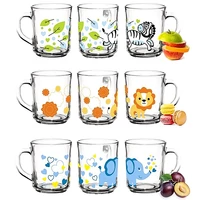 Állatos üvegbögre 250 ml