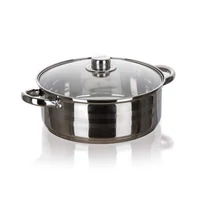 Living rozsdamentes lábas +fedő 6.6 liter