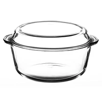 Borcam kerek sütőtál+fedő 3.15 liter