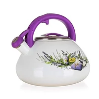 Levendula zománc teáskanna 3 liter