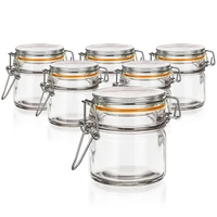 LINA Csatos üveg tároló szett 100 ml (6db)