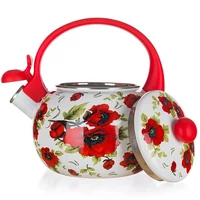 Pipacs zománc teáskanna 2.2 liter