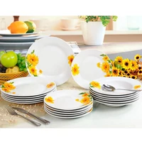 Napraforgó tányérkészlet 18 részes