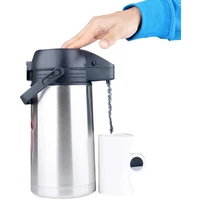 Rozsdamentes pumpás termosz 1.9 liter