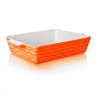 Orange kerámia sütőtál 34x21.5cm