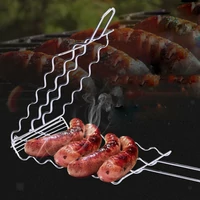 Virsli, kolbászsütő grillrács