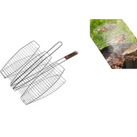 3 részes halsütő grillrács 65x41x36cm