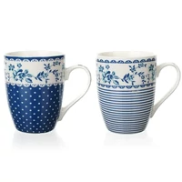 DÁLIA Pöttyös rózsás bögre 340 ml