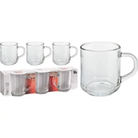 Üveg bögre szett 240ml / 3 darab