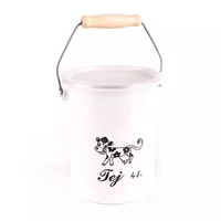 Bonyhádi zománcozott tejeskanna 4 liter