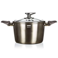 Platinum metál fazék,fedővel 3.6 liter