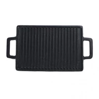 Öntöttvas grill lap mini 2 oldalas 29x15cm
