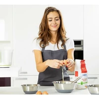 Szilikontalpas rozsdamentes keverőtál 25 cm