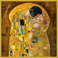 KLIMT KISS szalvéta 40x40cm (2db)