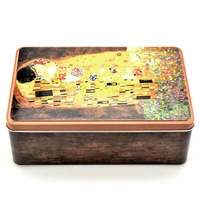 KLIMT KISS fémdoboz 20x13x6.8cm