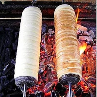Kürtőskalács sütő készlet ( faszenes)