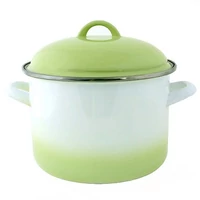 BONYHÁDI ZÖLD ZOMÁNCOZOTT FAZÉK 4 liter