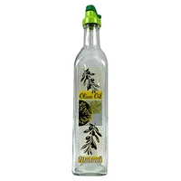 OLIVE mintás olajos üveg 500 ml