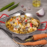 POLÍROZOTT PAELLA SERPENYŐ 22 cm