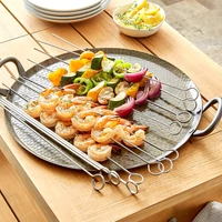 BBQnyárs,hústű 38 cm, 6 darab