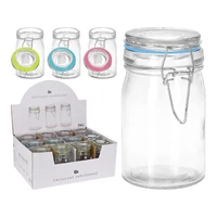 Színes csatos tárolóüveg 250ml