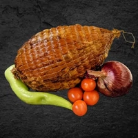 Füstölt-Főtt Kötözött Sonka (Csirkecomb Filéből) kb. 1 kg