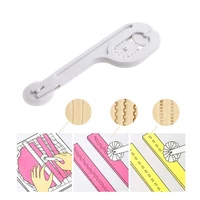 Fondant tortagörgő, fogazott csipkevágó 3 fejjel