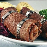 Rozsdamentes húsgyűrű 6 darab