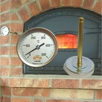 Kemence hőmérő 10 cm, 0-500 °C
