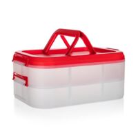 Red party box 40x28x17.8cm