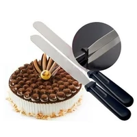Rozsdamentes egyenes spatula 37 cm
